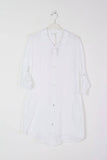 Short Dresses in 100% Linen REF. 197: Senape / Unique