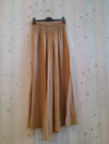 REF 30201 WIDE LEG LINEN PANTS 100%: CAMEL
