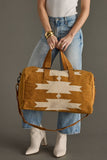 Camel & Cream Aztec Duffel