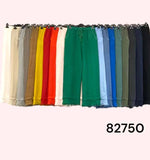 100% Linen Trousers REF. 82750: Khaki
