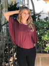 Flutter Top: Steel / M/L