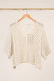 Cotton knit sweater 1916 100% LINEN: Kaki