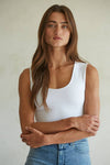 S1187N | Double Layered Seamless Top: Hyacinth / ML