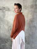 Dolman Cowl Top: Moss / O/S