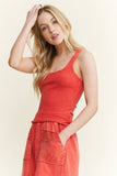 Mineral Washed Everyday Basic Tanktop HT6504: Ash Oak / S-M-L / 2-2-2