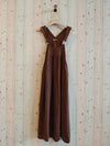 REF 72202 100% LINEN CHEST STYLE DRESS: White
