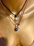 Baroque pearl necklace